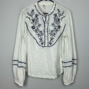 Free People Cowgirl Style Top SIZE M